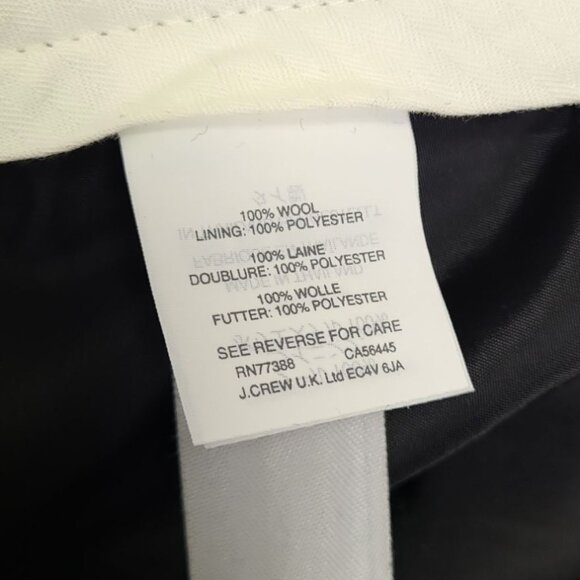 J. Crew Bowery Slim Fit Wool Dress Pants W32xL29.5 - Picture 9 of 9